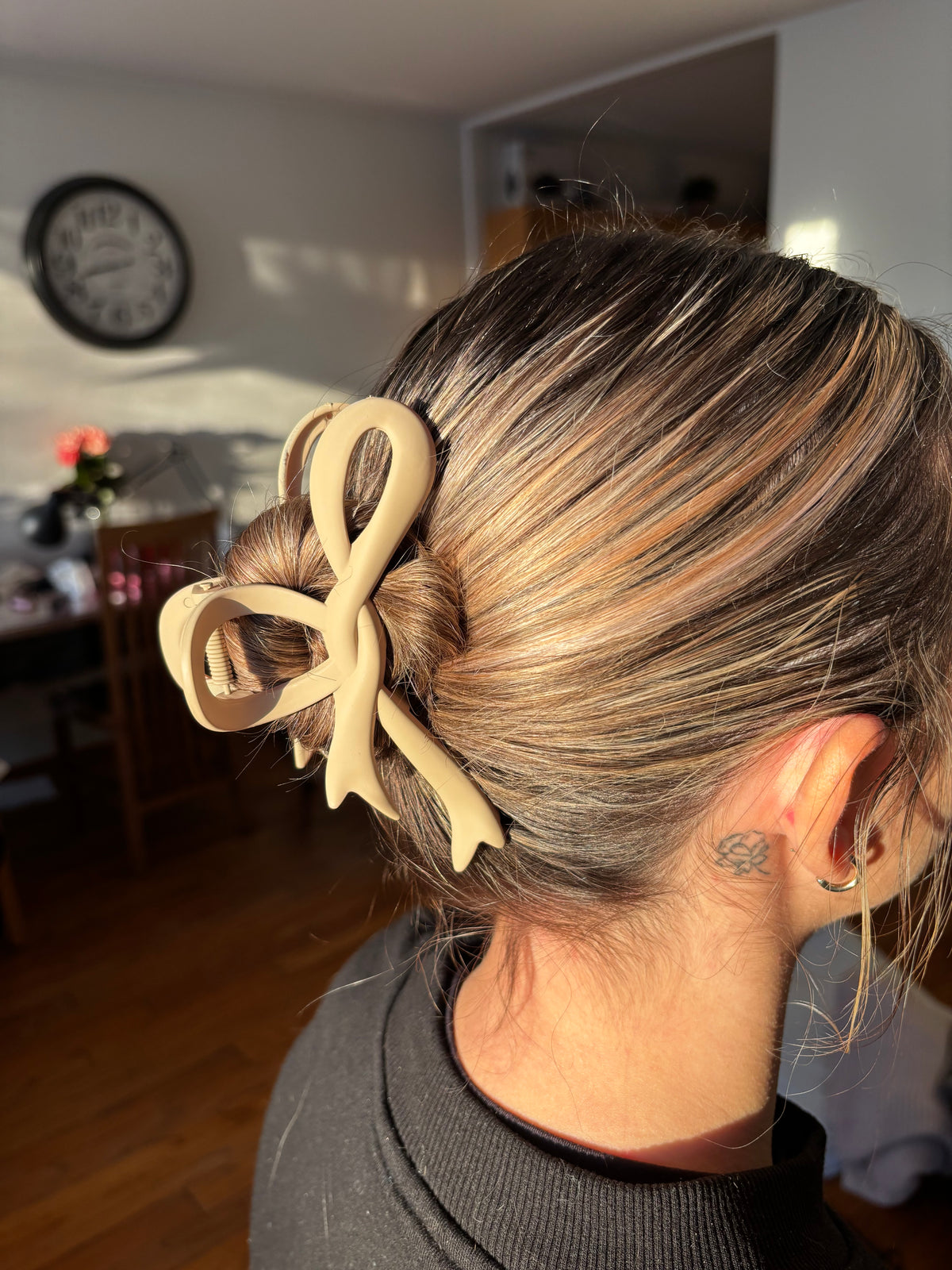Maribel Slaufa Hárklemma - Beige